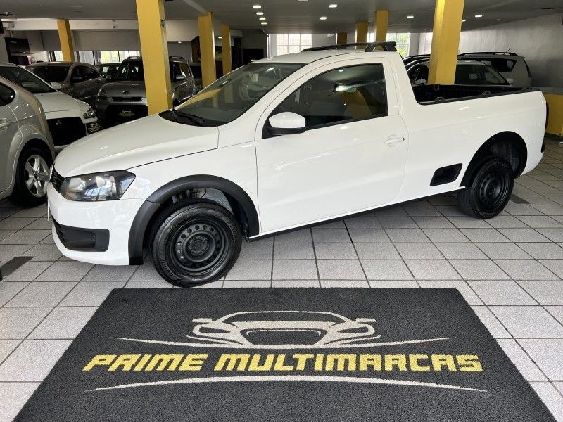 VOLKSWAGEN SAVEIRO 1.6 MI TREND CS 8V G.IV 2013/2014 PRIME MULTIMARCAS CAXIAS DO SUL / Carros no Vale