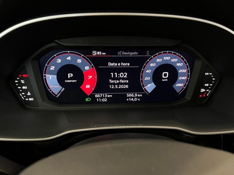 AUDI Q3 1.4 TFSI PRESTIGE PLUS S TRONIC 2019/2020 ÓTIMA CAR FLORES DA CUNHA / Carros no Vale