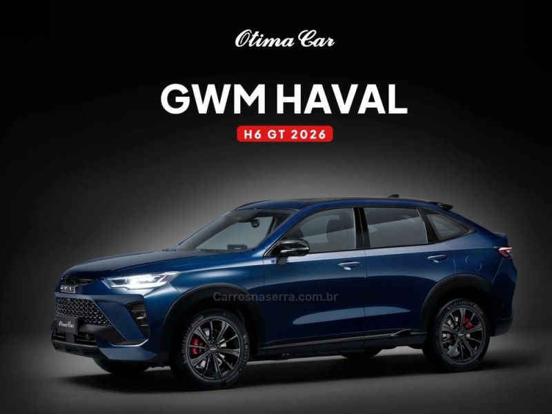 GWM HAVAL 1.5 H6 GT PHEV AWD E-TRACTION HÍBRIDO 2025/2026 ÓTIMA CAR FLORES DA CUNHA / Carros no Vale GWM HAVAL 1.5 H6 GT PHEV AWD E-TRACTION HÍBRIDO 2025/2026 ÓTIMA CAR FLORES DA CUNHA / Carros no Vale