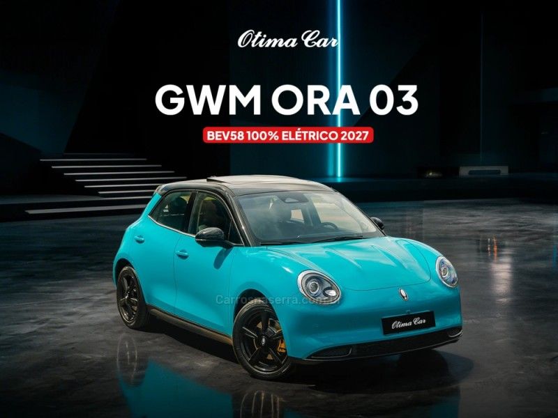 GWM ORA 03 BEV58 58 KW ELÉTRICO 2026/2027 ÓTIMA CAR FLORES DA CUNHA / Carros no Vale GWM ORA 03 BEV58 58 KW ELÉTRICO 2026/2027 ÓTIMA CAR FLORES DA CUNHA / Carros no Vale