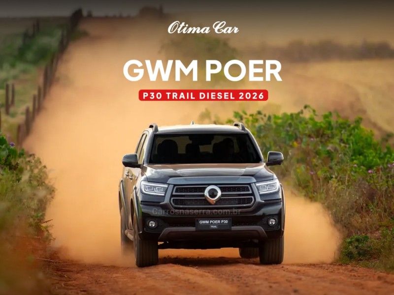 GWM POER P30 2.4 TRAIL TURBO 4X4 16V 2026/2026 ÓTIMA CAR FLORES DA CUNHA / Carros no Vale