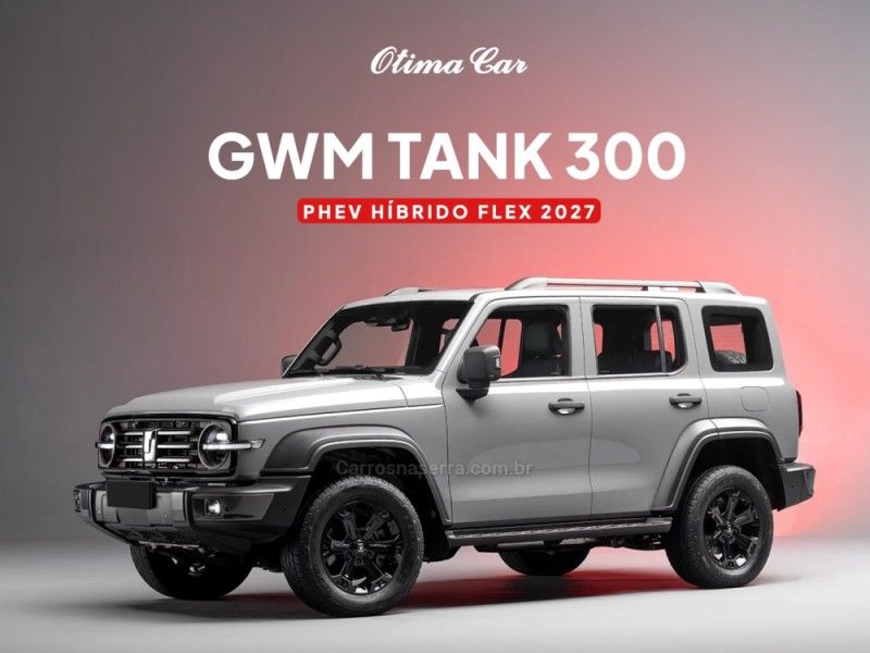 GWM TANK 300 2.0 PHEV 16V HÍBRIDO 2026/2027 ÓTIMA CAR FLORES DA CUNHA / Carros no Vale
