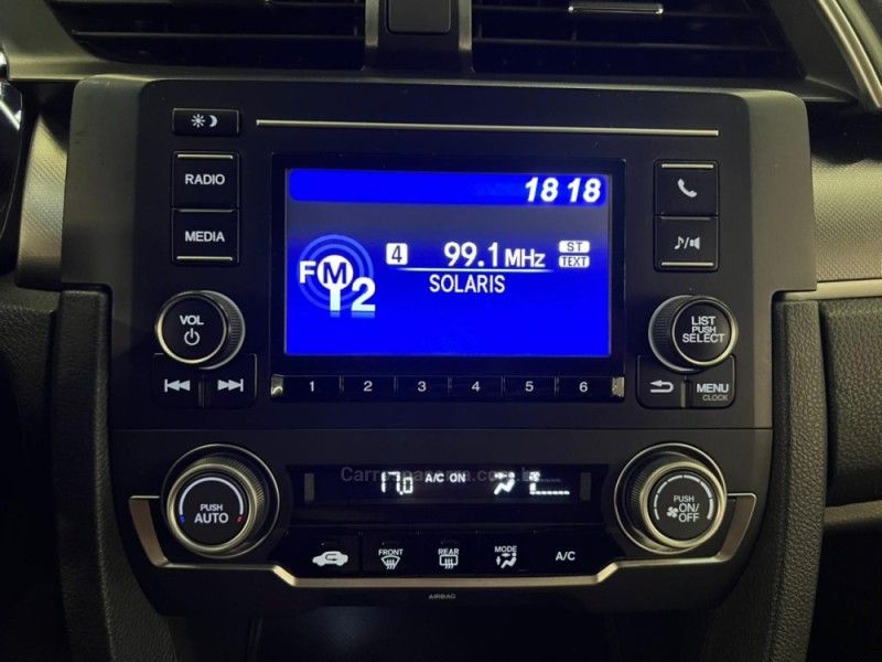 HONDA CIVIC 2.0 16V FLEXONE SPORT 2016/2017 ÓTIMA CAR FLORES DA CUNHA / Carros no Vale