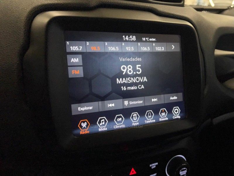 JEEP RENEGADE 1.8 16V LONGITUDE 2020/2021 ÓTIMA CAR FLORES DA CUNHA / Carros no Vale
