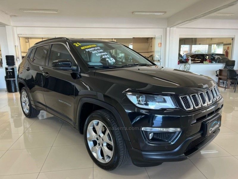 JEEP COMPASS 2.0 16V LONGITUDE 2021/2021 CIMIRRO AUTOMÓVEIS TAQUARA / Carros no Vale