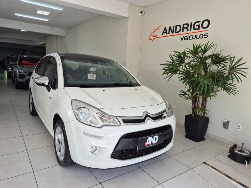 CITROËN C3 1.6 EXCLUSIVE BVA 16V 2014/2015 ANDRIGO VEÍCULOS CAXIAS DO SUL / Carros no Vale