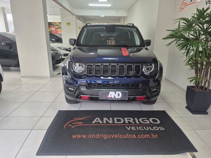 JEEP RENEGADE 1.3 TRAILHAWK T270 16V TURBO 4×4 2022/2022 ANDRIGO VEÍCULOS CAXIAS DO SUL / Carros no Vale