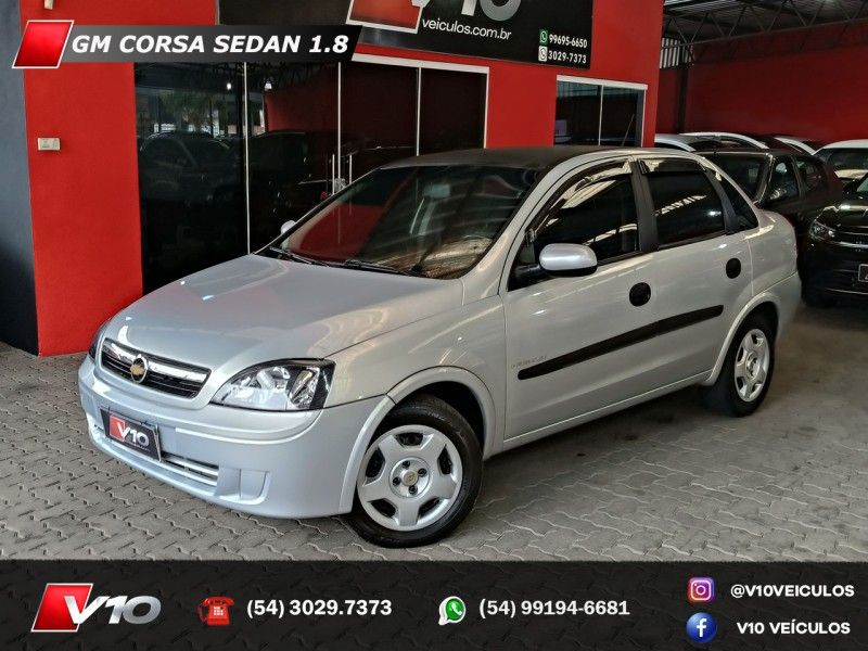 CHEVROLET CORSA 1.8 MPFI SEDAN 8V 2002/2003 V10 VEÍCULOS CAXIAS DO SUL / Carros no Vale