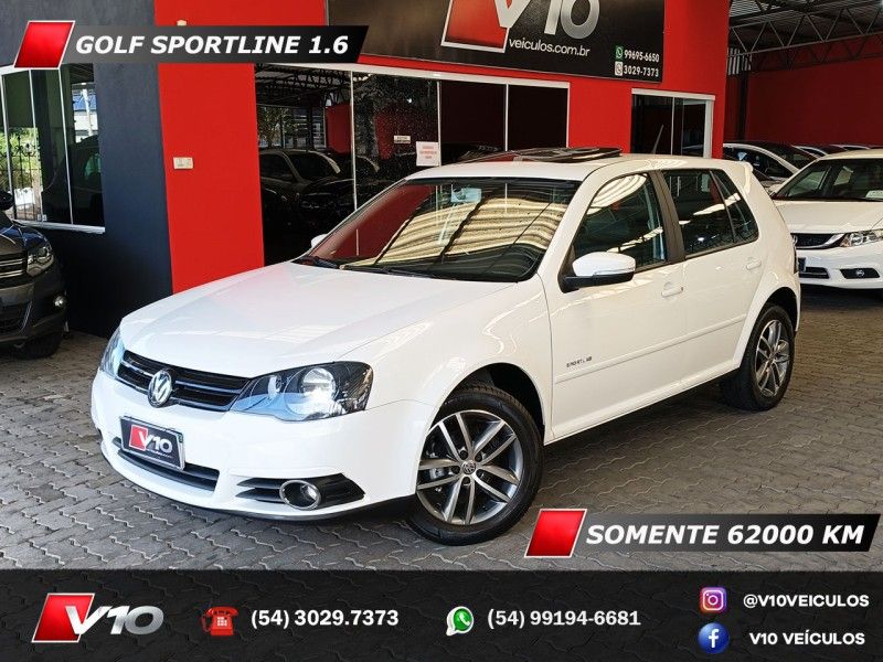 VOLKSWAGEN GOLF 1.6 MI SPORTLINE LIMITED EDITION 8V 2011/2012 V10 VEÍCULOS CAXIAS DO SUL / Carros no Vale