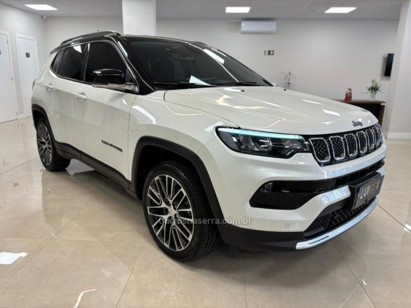 JEEP COMPASS 1.3 LIMITED T270 16V TURBO 2021/2022 LUIGGI AUTOMÓVEIS CARLOS BARBOSA / Carros no Vale