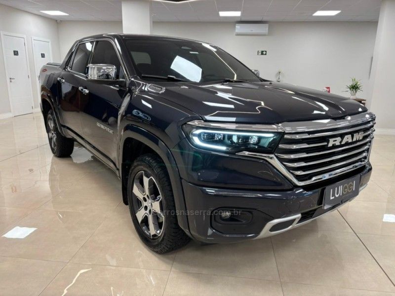 RAM RAMPAGE 2.0 LARAMIE 4X4 TURBO 2023/2024 LUIGGI AUTOMÓVEIS CARLOS BARBOSA / Carros no Vale