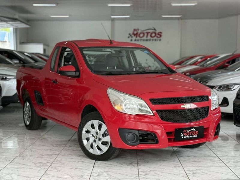 CHEVROLET MONTANA LS 1.4 VERMELHA 2015 SÓ MOTOS E AUTOMÓVEIS SANTA CRUZ DO SUL / Carros no Vale