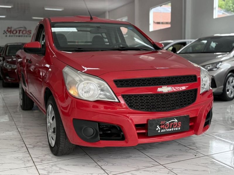 CHEVROLET MONTANA LS 1.4 VERMELHA 2015 SÓ MOTOS E AUTOMÓVEIS SANTA CRUZ DO SUL / Carros no Vale