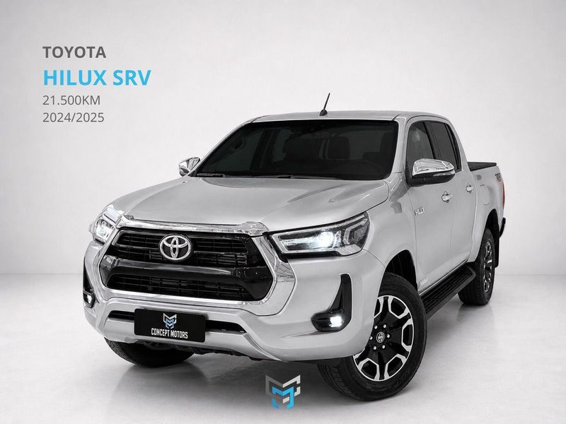 Toyota Hilux CD SRV 4×4 2.8 TDI Diesel Aut. 2024/2025 CONCEPT MOTORS PASSO FUNDO / Carros no Vale