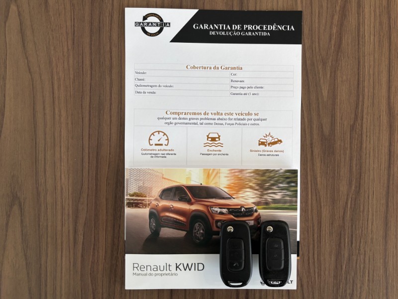 RENAULT KWID INTENSE 1.0 12V 2018/2019 DUARTE VEÍCULOS PORTO ALEGRE / Carros no Vale