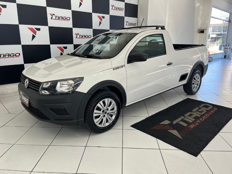 VOLKSWAGEN SAVEIRO ROBUST 1.6 TOTAL FLEX 8V 2023/2023 TIAGO AUTOMÓVEIS VENÂNCIO AIRES / Carros no Vale