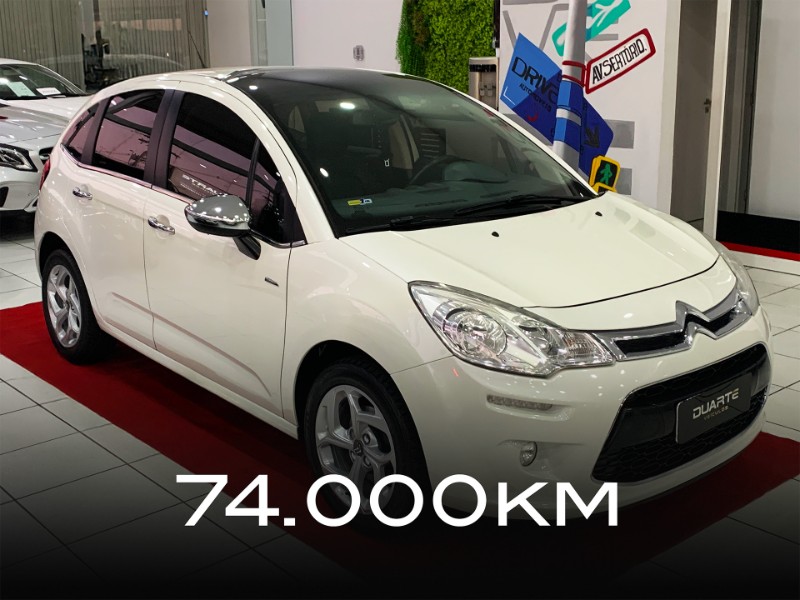 CITROEN C3 1.6 EXCLUSIVE 16V 2015/2016 DUARTE VEÍCULOS PORTO ALEGRE / Carros no Vale
