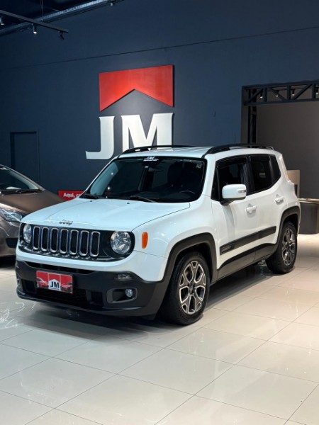 JEEP RENEGADE 1.8 16V LONGITUDE 2018/2018 JM AUTOMÓVEIS VENÂNCIO AIRES / Carros no Vale