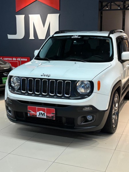 JEEP RENEGADE 1.8 16V LONGITUDE 2018/2018 JM AUTOMÓVEIS VENÂNCIO AIRES / Carros no Vale