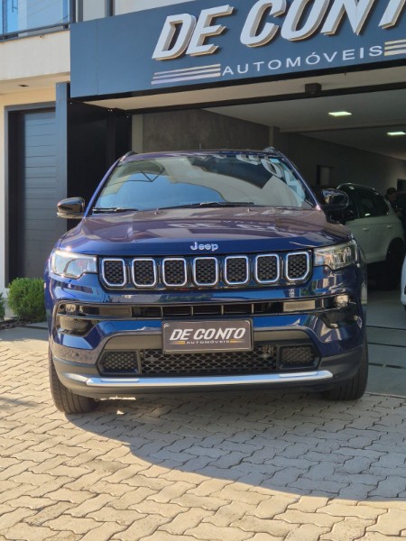 JEEP COMPASS 1.3 LONGITUDE T270 16V TURBO /2023 DE CONTO AUTOMÓVEIS SARANDI / Carros no Vale JEEP COMPASS 1.3 LONGITUDE T270 16V TURBO /2023 DE CONTO AUTOMÓVEIS SARANDI / Carros no Vale