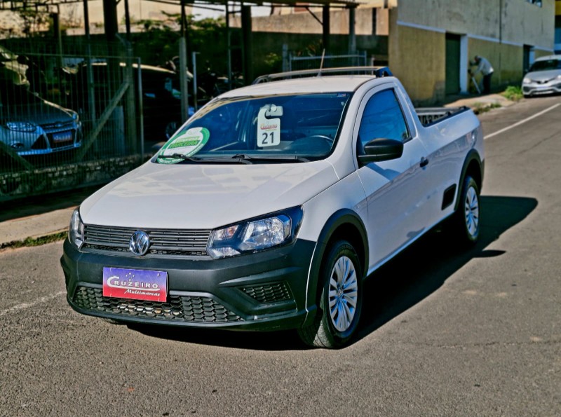 VOLKSWAGEN SAVEIRO ROBUST 1.6 TOTAL FLEX 8V 2020/2021 CRUZEIRO MULTIMARCAS CRUZEIRO DO SUL / Carros no Vale