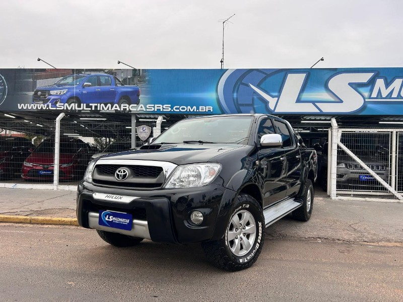 TOYOTA HILUX CD SRV D4-D 4X4 3.0 TDI DIESEL AUT 2009/2009 LS MULTIMARCAS VENÂNCIO AIRES / Carros no Vale