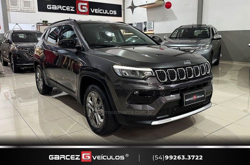 JEEP COMPASS 1.3 LONGITUDE T270 16V TURBO 2022/2023 GARCEZ VEÍCULOS BENTO GONÇALVES / Carros no Vale JEEP COMPASS 1.3 LONGITUDE T270 16V TURBO 2022/2023 GARCEZ VEÍCULOS BENTO GONÇALVES / Carros no Vale