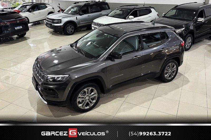 JEEP COMPASS 1.3 LONGITUDE T270 16V TURBO 2022/2023 GARCEZ VEÍCULOS BENTO GONÇALVES / Carros no Vale JEEP COMPASS 1.3 LONGITUDE T270 16V TURBO 2022/2023 GARCEZ VEÍCULOS BENTO GONÇALVES / Carros no Vale