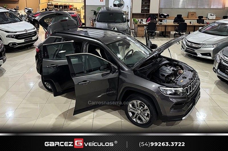 JEEP COMPASS 1.3 LONGITUDE T270 16V TURBO 2022/2023 GARCEZ VEÍCULOS BENTO GONÇALVES / Carros no Vale JEEP COMPASS 1.3 LONGITUDE T270 16V TURBO 2022/2023 GARCEZ VEÍCULOS BENTO GONÇALVES / Carros no Vale