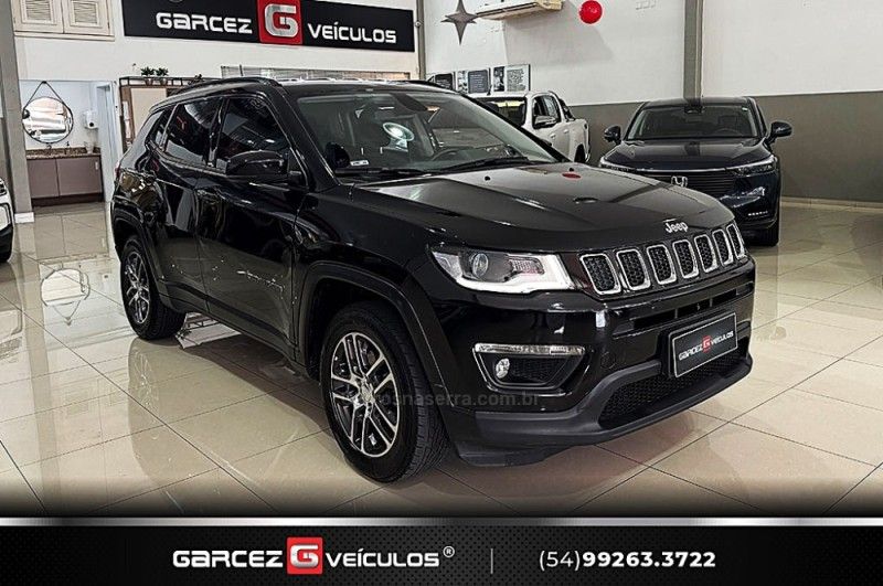 JEEP COMPASS 2.0 SPORT 4X2 16V 2018/2019 GARCEZ VEÍCULOS BENTO GONÇALVES / Carros no Vale