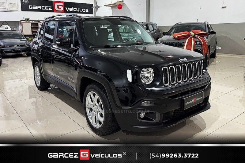 JEEP RENEGADE 1.8 16V LONGITUDE 2015/2016 GARCEZ VEÍCULOS BENTO GONÇALVES / Carros no Vale