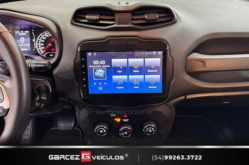 JEEP RENEGADE 1.8 16V SPORT 2019/2019 GARCEZ VEÍCULOS BENTO GONÇALVES / Carros no Vale JEEP RENEGADE 1.8 16V SPORT 2019/2019 GARCEZ VEÍCULOS BENTO GONÇALVES / Carros no Vale