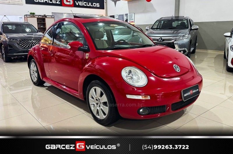 VOLKSWAGEN NEW BEETLE 2.0 MI 8V TIPTRONIC 2009/2010 GARCEZ VEÍCULOS BENTO GONÇALVES / Carros no Vale VOLKSWAGEN NEW BEETLE 2.0 MI 8V TIPTRONIC 2009/2010 GARCEZ VEÍCULOS BENTO GONÇALVES / Carros no Vale