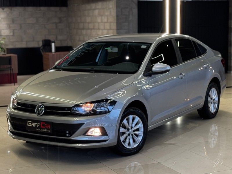 VOLKSWAGEN VIRTUS 1.0 200 TSI COMFORTLINE 2019/2019 GRIFFCAR MULTIMARCAS DOIS IRMÃOS / Carros no Vale
