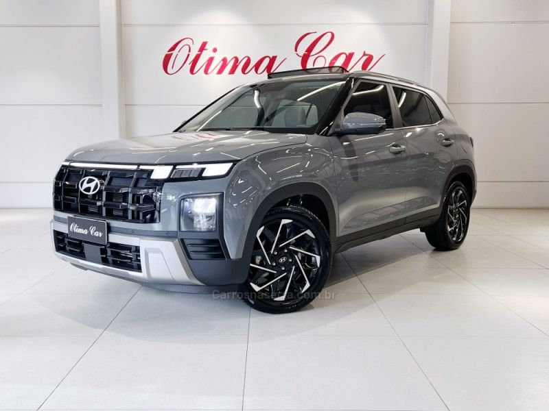 HYUNDAI CRETA 1.6 16V TGDI ULTIMATE GAMMA 2024/2025 ÓTIMA CAR FLORES DA CUNHA / Carros no Vale