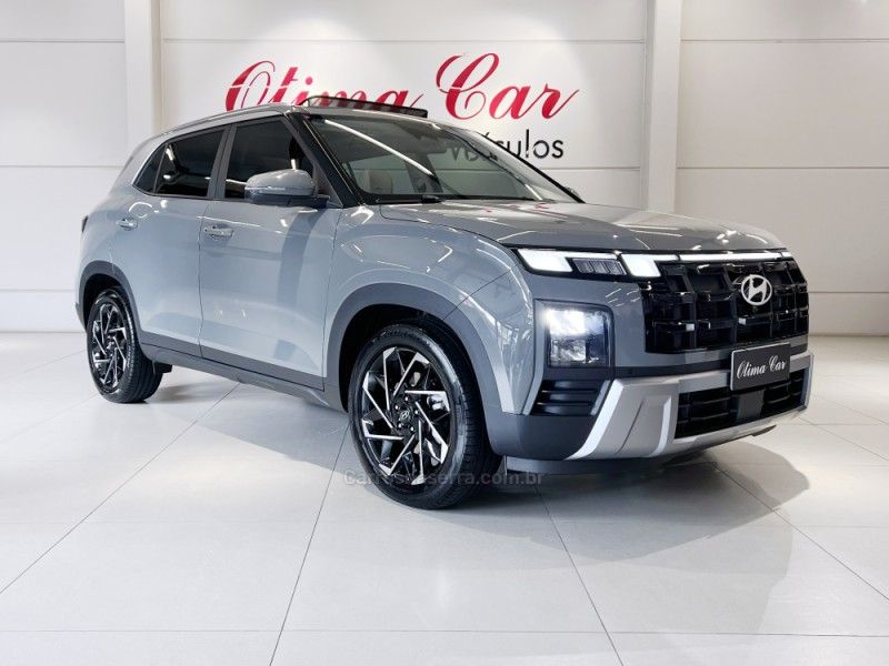 HYUNDAI CRETA 1.6 16V TGDI ULTIMATE GAMMA 2024/2025 ÓTIMA CAR FLORES DA CUNHA / Carros no Vale
