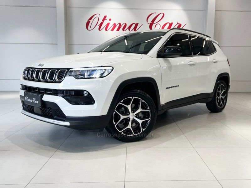JEEP COMPASS 1.3 LONGITUDE T270 16V TURBO 2024/2025 ÓTIMA CAR FLORES DA CUNHA / Carros no Vale