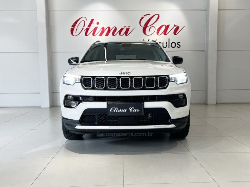 JEEP COMPASS 1.3 LONGITUDE T270 16V TURBO 2024/2025 ÓTIMA CAR FLORES DA CUNHA / Carros no Vale