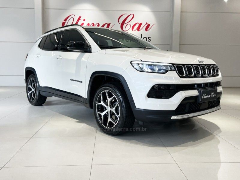 JEEP COMPASS 1.3 LONGITUDE T270 16V TURBO 2024/2025 ÓTIMA CAR FLORES DA CUNHA / Carros no Vale