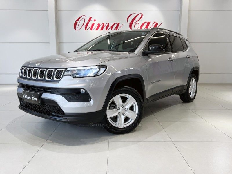 JEEP COMPASS 1.3 SPORT T270 16V TURBO 2021/2022 ÓTIMA CAR FLORES DA CUNHA / Carros no Vale