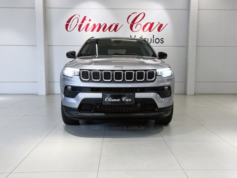 JEEP COMPASS 1.3 SPORT T270 16V TURBO 2021/2022 ÓTIMA CAR FLORES DA CUNHA / Carros no Vale