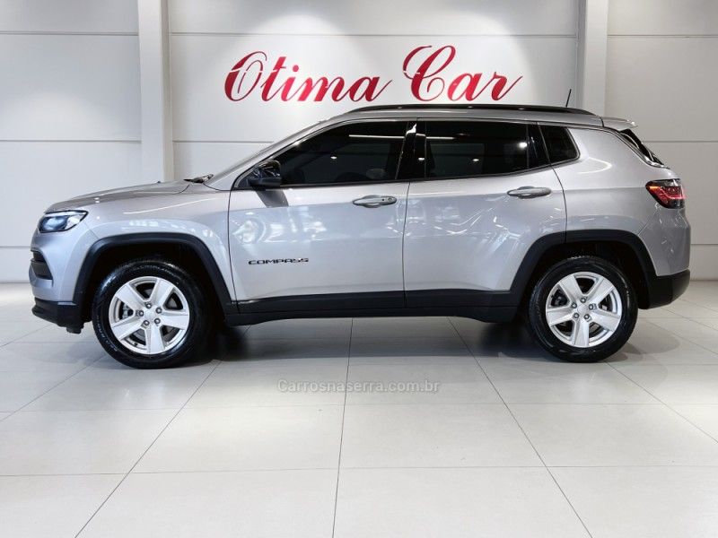 JEEP COMPASS 1.3 SPORT T270 16V TURBO 2021/2022 ÓTIMA CAR FLORES DA CUNHA / Carros no Vale JEEP COMPASS 1.3 SPORT T270 16V TURBO 2021/2022 ÓTIMA CAR FLORES DA CUNHA / Carros no Vale