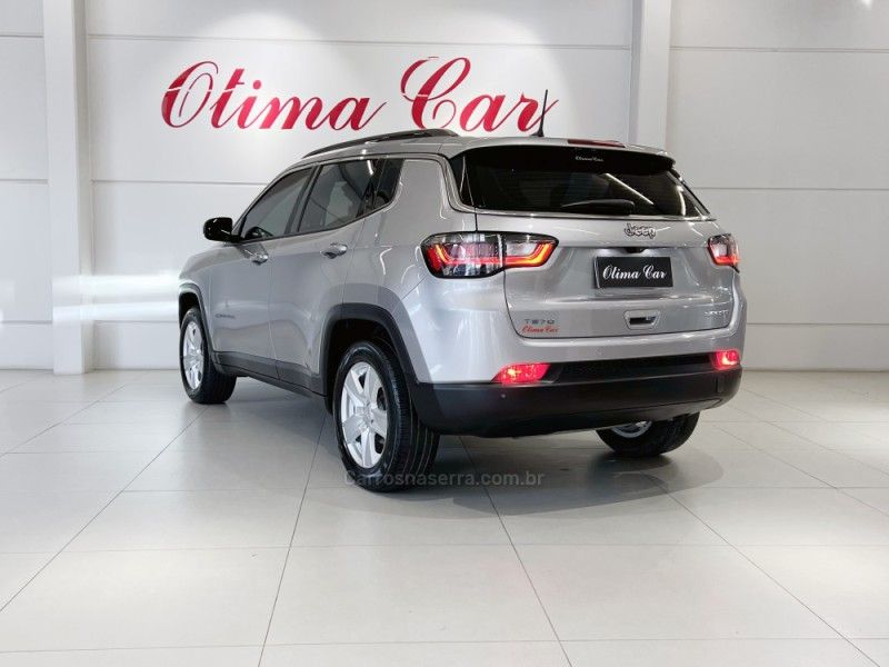 JEEP COMPASS 1.3 SPORT T270 16V TURBO 2021/2022 ÓTIMA CAR FLORES DA CUNHA / Carros no Vale JEEP COMPASS 1.3 SPORT T270 16V TURBO 2021/2022 ÓTIMA CAR FLORES DA CUNHA / Carros no Vale