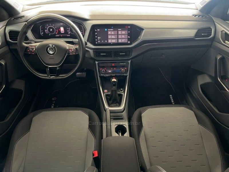 VOLKSWAGEN T-CROSS 1.0 COMFORTLINE TSI 2020/2021 CIMIRRO AUTOMÓVEIS TAQUARA / Carros no Vale