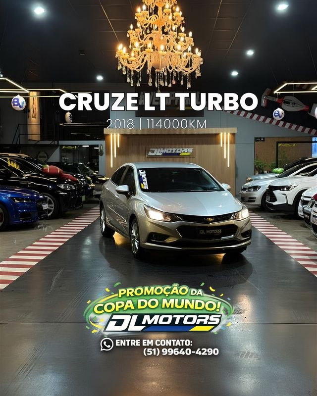 Chevrolet Chev Cruze Lt Nb 2018/2018 DL MOTORS LAJEADO / Carros no Vale Chevrolet Chev Cruze Lt Nb 2018/2018 DL MOTORS LAJEADO / Carros no Vale
