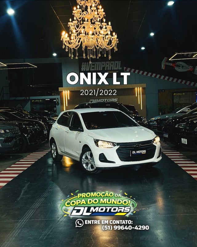 Chevrolet Onix 1.0 Lt 2021/2022 DL MOTORS LAJEADO / Carros no Vale