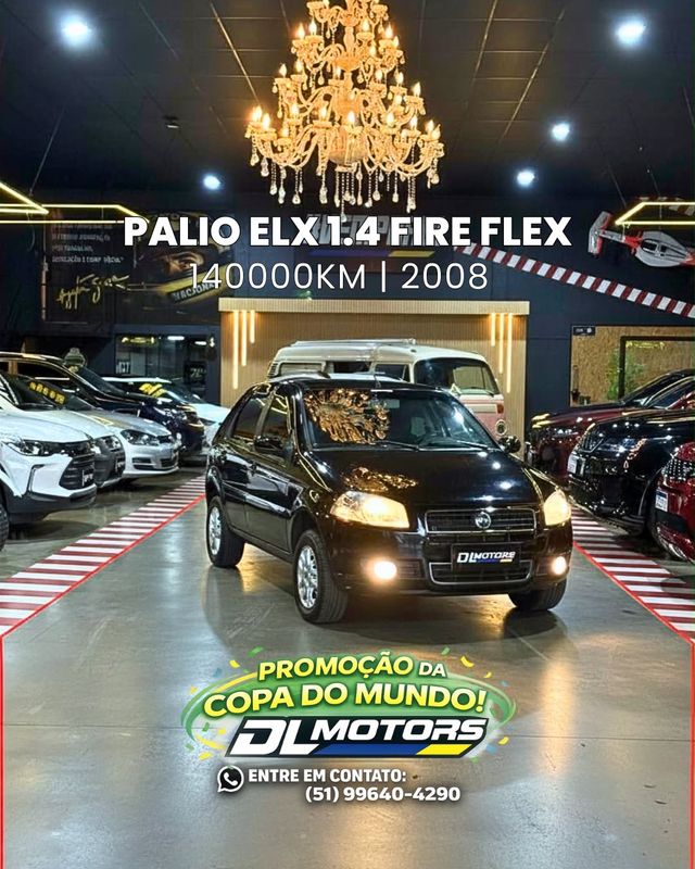 Fiat Palio Elx 1.4 8v 2007/2008 DL MOTORS LAJEADO / Carros no Vale