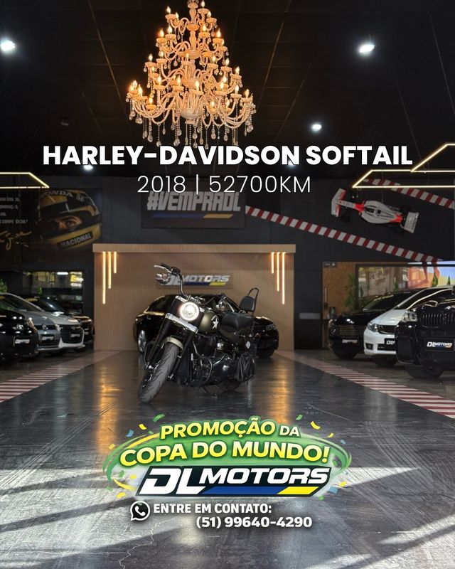 Harley-davidson Softail Slim Flsl 2018/2018 DL MOTORS LAJEADO / Carros no Vale