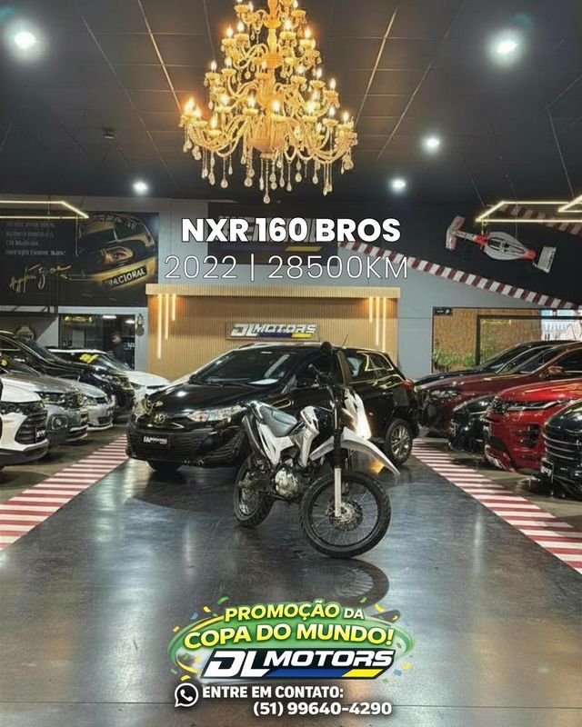 Honda Motos Nxr 160 Bros Esdd 2022/2022 DL MOTORS LAJEADO / Carros no Vale