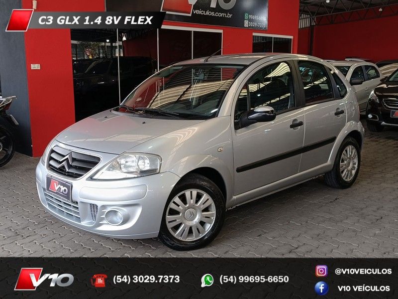 CITROËN C3 1.4 I GLX 8V 2010/2011 V10 VEÍCULOS CAXIAS DO SUL / Carros no Vale